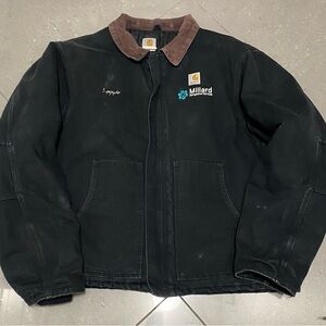 Vintage Carhartt Jacket Black and Brown
